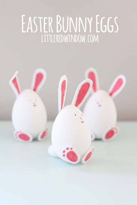 Easter Crafts To Make, Bunny Eggs, Easter Bunny Crafts, Easter Egg Designs, Easter Egg Crafts, Easter Bunny Eggs, Easter Inspiration, Easter Eggs Diy, Egg Crafts