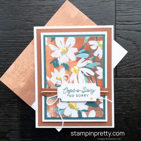 Cheerful Daisy, Cheerful Daisies, Fresh As A Daisy, Mary Fish, Stampin Pretty, Daisy Cards, Step Cards, Stamping Up Cards, Card Making Inspiration