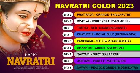 Navratri Festival Navratri Day 1, Happy Navratri, Durga Maa, Peacock Green, A Day In Life, Happy Day, Festival, Purple, Quick Saves