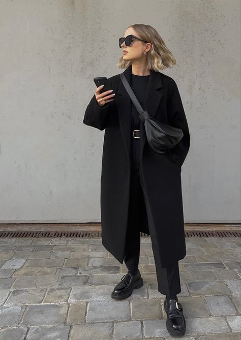 Meeting Outfit, Grey Jacket Women, Skandinavian Fashion, Outfit Inspired, Black Outfits, Looks Street Style, Trendy Outfit, Minimal Chic, Mode Inspo