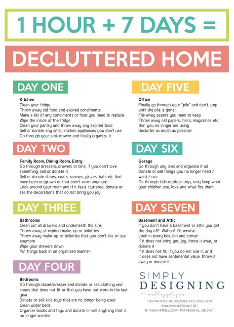 Perfect Organization, Cleaning Hacks Tips And Tricks, 1000 Lifehacks, Declutter Home, Clean House Schedule, Declutter Challenge, House Cleaning Checklist, Bedroom Remodel, Kitchen Gallery