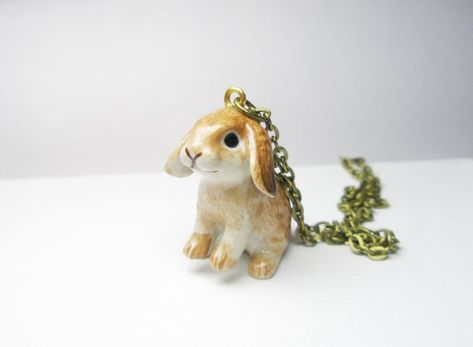 Hey, I found this really awesome Etsy listing at https://www.etsy.com/listing/687245804/lop-rabbit-necklace-rabbit-necklace-lop Ceramic Deer, Miniature Rabbits, Bunny Jewelry, Rabbit Necklace, Pet Bunny Rabbits, Necklace Ceramic, Fox Necklace, Brown Bunny, Bunny Necklace