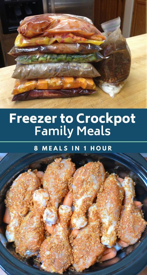 Crockpot Family Meals, Family Meals Crockpot, Meals Crockpot, Sausage Crockpot, Freezer Dinners, Slow Cooker Freezer Meals, Freezer Friendly Meals, Freezable Meals, Freezer Meal Planning