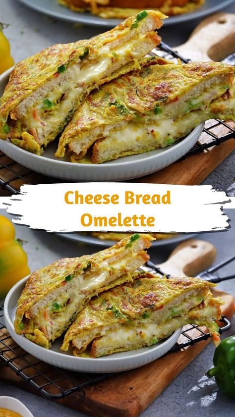 Cheese Bread Omelet | Bread Omelet | Street food style Cheese Bread Omelette | Vismai Food Bread Omelette, Omelets Recipe, Make Bread, Omelette Recipe, Indian Bread, Cheese Tasting, Bread Toast, Tasty Baking, Food Style