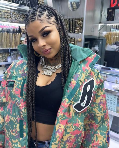 Chrisean Rock, Zig Zag Braid, Career Photos, Rock Hairstyles, Christian Rock, Birthday Hair, Cute Box Braids Hairstyles, Followers On Instagram, Pretty Braided Hairstyles