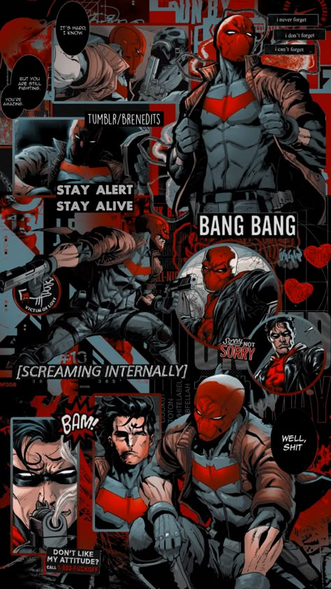 Red Hood Wallpaper Aesthetic, Jason Todd Lockscreen, Dc Heroes Wallpaper, Redhood Dc Wallpaper, Bren Edits, Batfamily Wallpaper, Jason Todd Wallpaper, Red Hood Wallpaper, Red Hood Dc