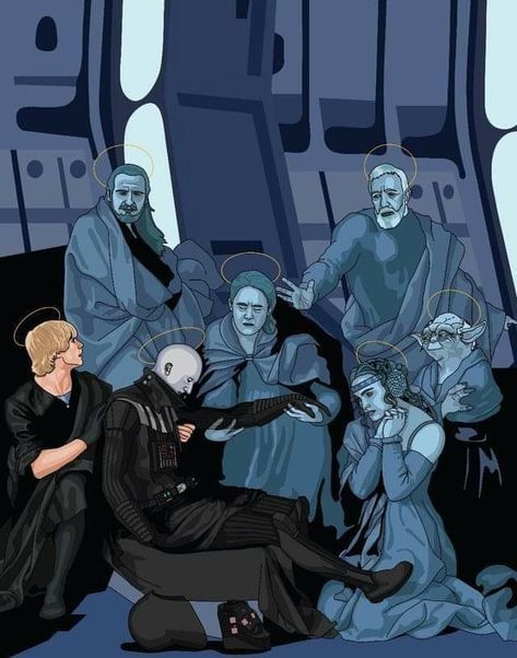 Anakin Luke, Qui Gon, Anakin Vader, Star Wars Love, Star Wars Drawings, Star Wars 2, Star Wars Empire, Star Wars Comics, Star Wars Wallpaper