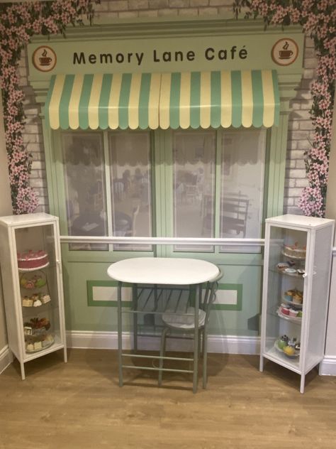 Memory Care Unit Decor, Snf Slp, Memory Care Unit, Memory Care Activities, Senior Living Activities, Cat Enclosures, Recreation Therapy, Elderly Activities, Activity Room