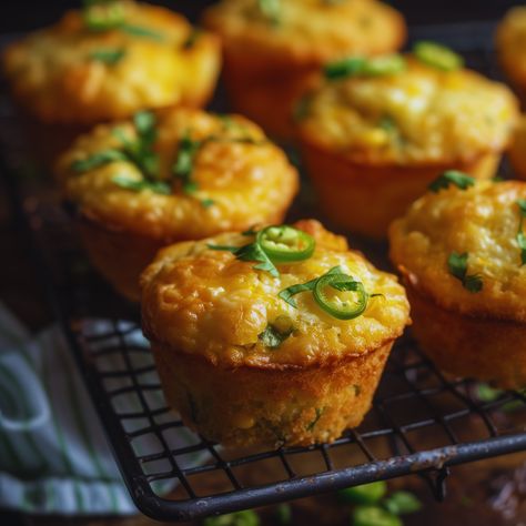 Cornbread Jalapeño Popping Muffins: A Spicy, Savory Snack Jiffy Cornbread Appetizers, Jalepeno Cornbread Jiffy Corn, Homeschool Snacks, Jalapeno Cornbread Jiffy, Cornbread Jalapeno, Cornbread Appetizer, Savory Cornbread Recipe, Mini Cornbread Muffins, Jalapeno Recipe