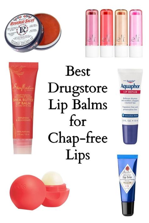 It’s getting close to winter time and the holiday season, where cold weather can reek havoc on our skin. Grab up a couple of these drugstore lip balms that will help heal and prevent chapped lips. The perfect chapped lip remedy is less than a chipotle bur Chapped Lips Remedy, Lipstick Tips, Drugstore Lipgloss, Chipotle Burrito, Rosebud Salve, Drugstore Lips, Green Lipstick, Best Drugstore Makeup, Healthy Lips