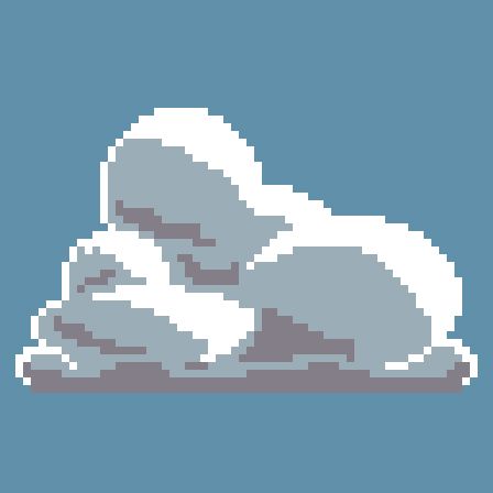 Thunder Pixel Art, Clouds Graphic Design, Pixel Art Texture, Cloud Pixel Art, Sky Pixel Art, Big Pixel Art, Brand Colour Schemes, Rainy Sky, Pixel Art Landscape