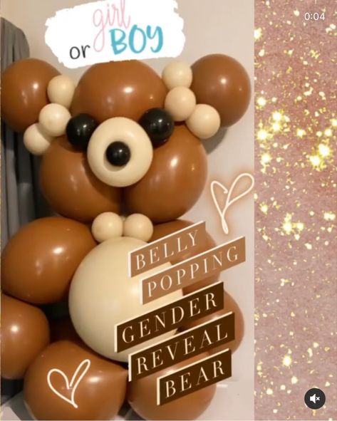 Teddy Bear Gender Reveal, Bear Gender Reveal, Creative Gender Reveals, Gender Reveal Baby Shower Themes, Reveal Party Games, Gender Reveal Unique, Twins First Birthday, Gender Reveal Party Games, Bear Baby Shower Theme