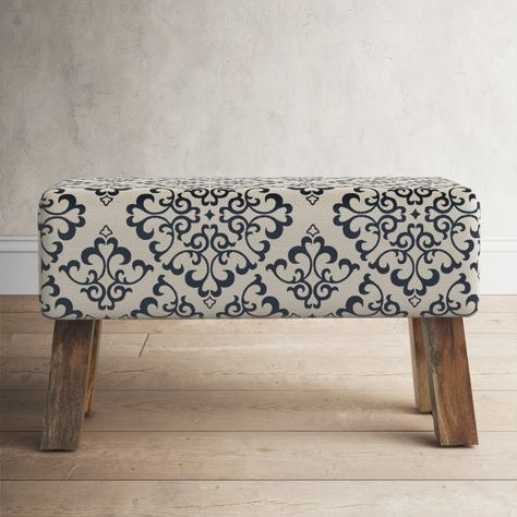 Gillen Cotton Upholstered Bench Decorative Bench, Bench Entryway, Outdoor Kitchen Grill, Bench Decor, Outdoor Pergola, Upholstered Bench, Pergola Shade, Outdoor Ceiling Fans, Pet Furniture