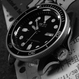 SEIKO SKX 007 - 7S26-0020 Knurled bezel Seiko Skx007 Mod, Skx007 Mod, Seiko Skx007, Seiko Skx, Seiko Mod, Seiko Prospex, Seiko Presage, Military Design, Divers Watch