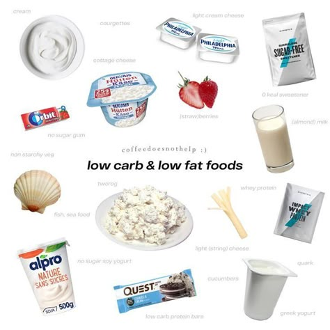 Low Fat Foods, How To Stop Snacking, Chic Diet, Food Calories List, Food Calorie Chart, Calorie Chart, Low Carb Protein Bars, Low Carb Low Fat, Low Cal Recipes