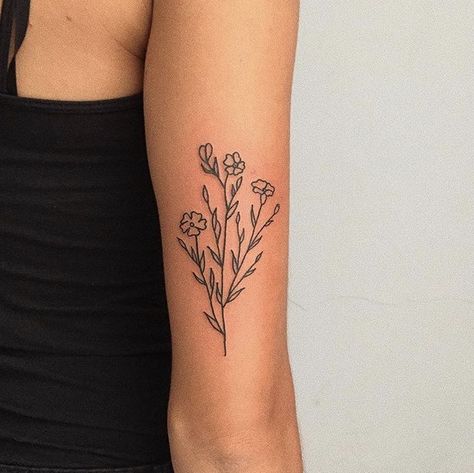 Flower Tattoos On Back, Mn Tattoo, Power Tattoos, Aa Tattoos, Plant Tattoos, Tattoos On Back, Birth Flower Bouquet, Power Tattoo, Tattoo Ideas Inspiration