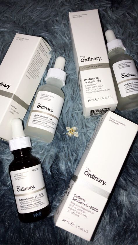 The Ordinary Skincare Ordinary Skincare Aesthetic, The Ordinary Aesthetic, Skincare Snap, Ordinary Skincare, Beautiful Skin Care, The Ordinary Skincare, Skincare Organization, Pretty Skin Care, Daily Vitamins