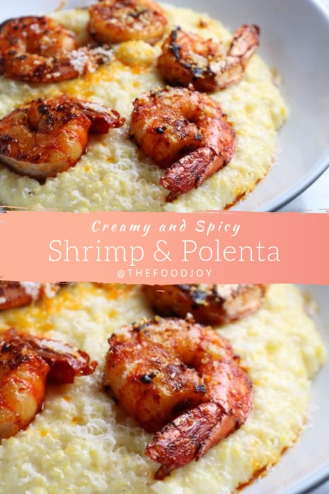 Shrimp With Polenta, Shrimp With Polenta Recipes, Salmon Polenta, Cheesy Polenta And Shrimp, Dishes With Polenta, Shrimp Polenta Recipes, Fish And Polenta Recipes, Polenta Shrimp, Polenta And Shrimp Recipes