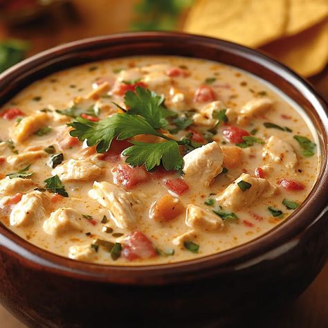 Creamy Ranch Chicken Chili – PHUIIS BLOG Creamy Ranch Chicken Chili, Ranch Chicken Chili, Creamy Ranch Chicken, Chili Crockpot, Chicken Chili Crockpot, Creamy Ranch, Chowder Soup, Crockpot Chili, Ranch Chicken