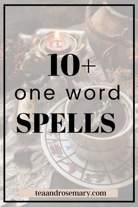 Words Are Spells, One Word Spells Magic, One Word Spells, Ancient Spells, Word Spells, One Word Inspiration, Truth Spell, Witchy Spells, Luck Tattoo