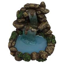 Miniature Waterfall, Waterfall Pool, Forest Critters, Mini Waterfall, Small Terrarium, Rock Waterfall, Indoor Water Fountains, Environment Props, Fairy Village