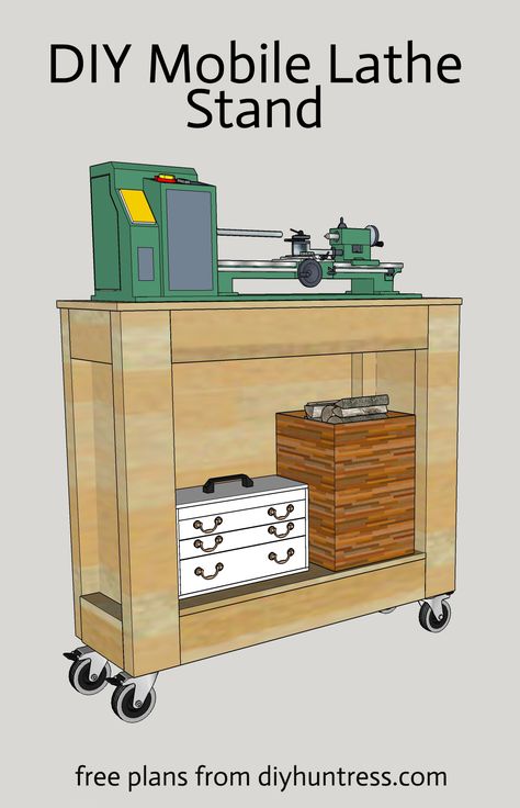 Lathe Stand, Simple Workbench Plans, Diy Lathe, Wood Carving Furniture, Woodturning Tools, Cabinet Plans, Wood Turning Lathe, Barn Wood Projects, Woodworking Basics