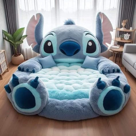 Stitch Bedroom, Stitch Bed, Lilo And Stitch Toys, Lilo And Stitch Characters, ليلو وستيتش, Lilo And Stitch Merchandise, Disney Room Decor, Amazing Bedroom Designs, Lilo And Stitch Quotes