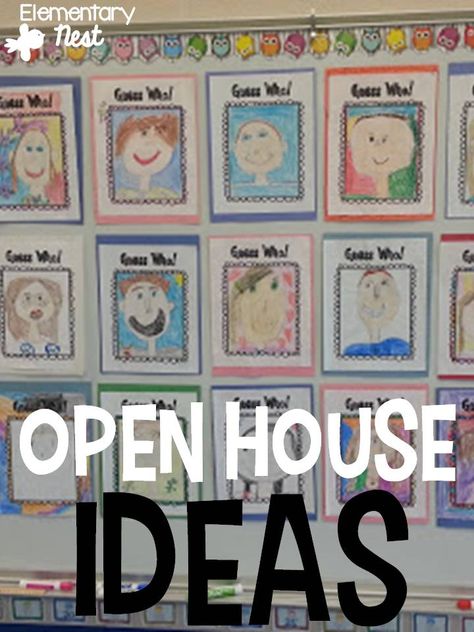 Preschool Open House Activities, Open House Preschool, House Activities For Kids, Open House Ideas For Teachers, Open House Kindergarten, Preschool Open House, Parent Open House, Open House Activities, Open House Ideas