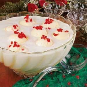 Eggnog Punch Eggnog Punch, Soft Ice Cream, Party Punch Recipes, Ice Ring, Christmas Punch Recipes, Lemon-lime Soda, Lemon Ice Cream, Jello Mold, Christmas Punch