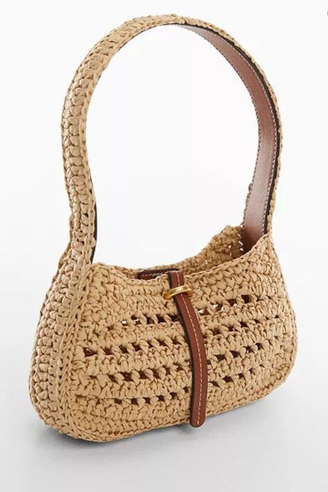 Fibre And Fabric, Mango Outlet, Natural Fibre, Denim Bag, Summer 24, Shopper Bag, Summer Clothes, Malta, Handbag Accessories