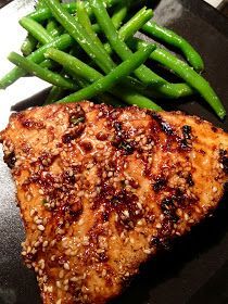 Asian Sesame Broiled Tuna Steak Recipe via @SparkPeople