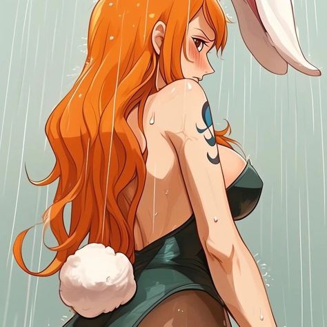 One Piece Fanart Nami, Nami Fanart One Piece, One Piece Waifus, Nami Fan Art, Nami X Robin, Nami Wallpapers, Nami Fanart, Power Chainsaw, Animes Emo