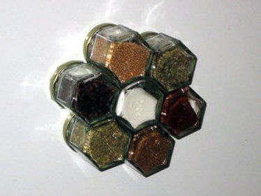 Magnetic Spice Jars: 6 Steps (with Pictures) Spice Storage Solutions, Magnetic Spice Jars, Masala Dabba, Spice Spoon, Magnetic Spice, Spice Set, Spice Labels, Organic Spice, Spice Storage