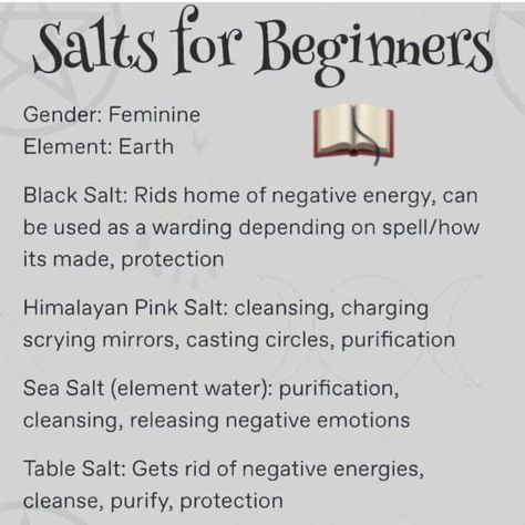 Green Salt Witchcraft, Magick Correspondences, Spiritual Crafts, Soul Group, Grimoire Ideas, Wicca Recipes, Witchy Women, Witch Tips, Witchy Tips