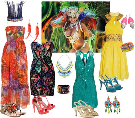 "Rio Carnival" by tizzy-potts on Polyvore Brazil Carnival Theme Party Outfit, Rio Carnival Theme Party Outfit, Rio Carnival Theme Party, Carnival Theme Party Outfit, Rio Carnival Costumes, Last Minute Diy Costumes, Caribbean Carnival Costumes, Carnival Theme Party, Carnaval Outfit