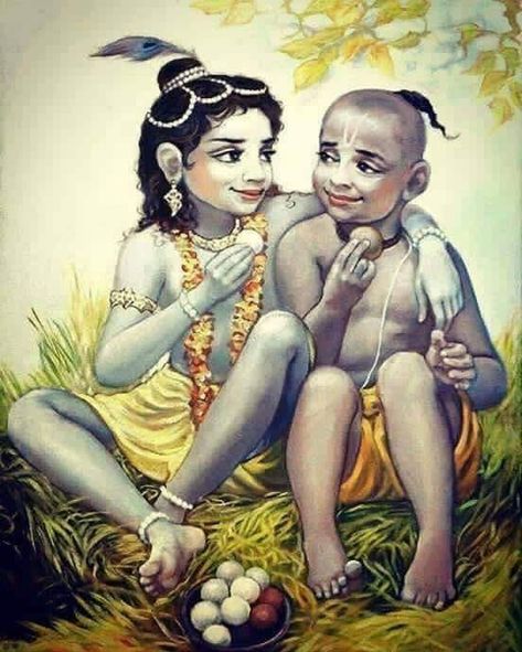 Krishna and Sudama – Devoto Hare Krishna Krishna Sudama, Lord Pictures, Krishna Birth, Friendship Images, Krishna Avatar, Photo Clipart, Little Krishna, Radha Krishna Wallpaper, Krishna Radha Painting