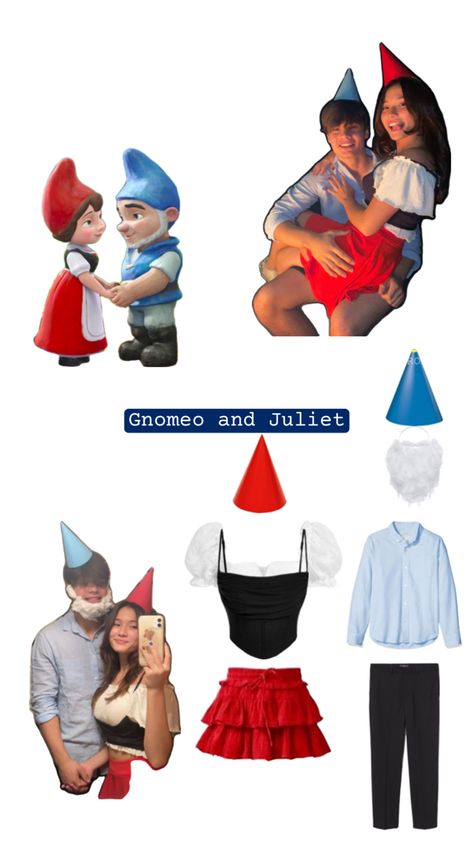 Halloween couples costumes ideas Movie Character Couple Costumes, Couples Costumes Ideas, Movie Couples Costumes, Gnomeo And Juliet, Halloween Couples Costumes, Christmas Movie Characters, Movie Character Costumes, Halloween Couples, Couples Halloween Outfits