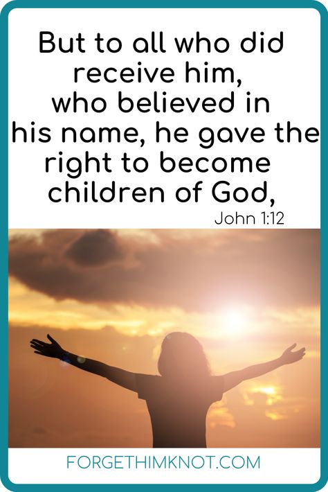 John 1 12, Teaching Character, Bible Verse Memorization, Christian Homeschool, Prayer Bible, Scripture Memorization, Free Bible Study, Online Bible Study, How To Teach Kids