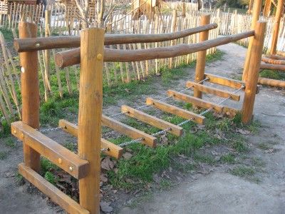 Would prefer the wood on the ropes to be closer together and round instead of square when we make a play area Backyard Playground Ideas, Backyard Kids, Kids Yard, Outdoor Play Spaces, Backyard Kids Play Area, Play Structures, Playground Ideas, Outdoor Play Areas, Diy Playground