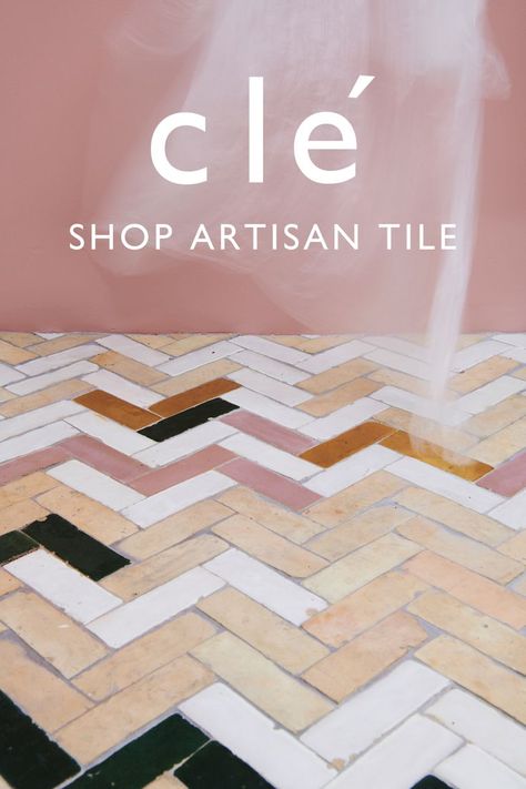 pastel walls and flooring tile Pastel Tiles, Tile Zellige, Bathroom Powder Room, Pink Tile, Neutral Tile, Natural Tile, Bathroom Shower Walls, Artisan Tiles, Cle Tile