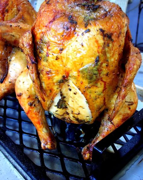 Wine Infused "Beer Can" Chicken - Proud Italian Cook Wine Can Chicken, Italian Potatoes, Can Chicken, Beer Can Chicken, My Own, Spice Mix, Canned Chicken, Whole Chicken, Poultry Recipes