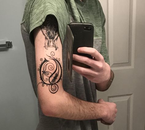 My most recent tattoo; the O in Opeth (Done by James at Time Bomb Tattoos in Frederick Maryland) #tattoos #tattoo #beauty Arch Enemy Tattoo, Opeth Tattoo, Enemy Tattoo, Gojira Tattoo, Trending Tattoos, Alissa White, Frederick Maryland, R Tattoo, Arch Enemy