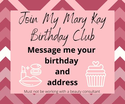 Mary Kay Freebie Friday, Mary Kay Wednesday Wisdom, This Or That Mary Kay Products, Mary Kay Birthday Club, Thank You For Your Order Mary Kay, Mary Kay Spa Party, Mary Kay Facebook Cover Photo, Mary Kay Birthday Discount, Mary Kay Booking Ideas