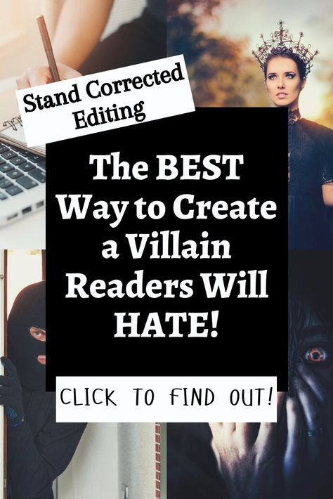 Villain Creation, Perfect Villain, Book Editor, Writing A Novel, Editing Resources, Writing Groups, Book Editing, Greatest Villains, Copy Editing