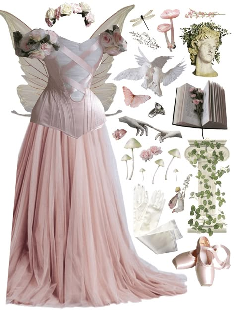 Pastel Fairy Outfit, Angle Core Outfit, Fairy Birthday Aesthetic, Pastel Witch Outfit, Pastel Fairycore Outfits, Enchanted Forest Outfit Ideas, Forest Fairy Aesthetic Clothes, Fairy Aesthetic Clothes, Princess Guide