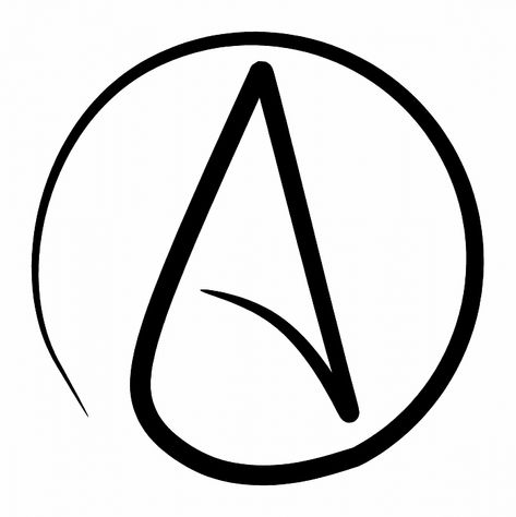 atheist symbol for tattoo Could it be an agnostic symbol too? Hahaha Atheist Symbol, I Can