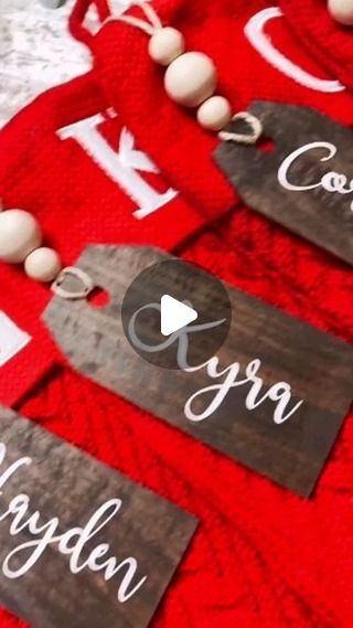 Cricut on Instagram: "Stocking Name Tags🎄 #UnwrapTheDeals #crafttok #DIY #cricut #christmasdecor" Diy Name Tags For Gifts, Diy Name Tags, Stocking Name Tags, Diy Stocking, Diy Stockings, Canon Printer, Diy Cricut, November 1, Cricut Maker