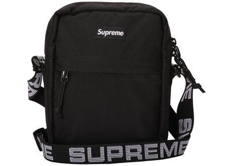 Supreme Bag, Bags Aesthetic, Side Bags, Essential Bag, Black Shoulder Bag, North Face Backpack, Black Bag, Sport Bag, Black Design