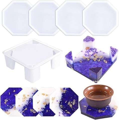 Large Resin Molds, Resin Storage, Formy Silikonowe, Jewelry Box Diy, Silicone Resin Molds, Jewelry Making Kits, Mold Kit, Silicone Resin, Diy Epoxy