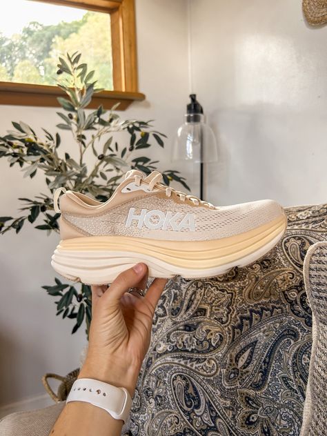 Hoka Bondi 8 running shoe - Fit: TTS Color: shifting sand/eggnog Follow my shop @lexiechilders on the @shop.LTK app to shop this post and get my exclusive app-only content! #liketkit #LTKshoecrush #LTKstyletip #LTKfitness @shop.ltk https://liketk.it/4isYb Hoka Bondi 8 Women Outfit, Hoka Bondi Outfit, Hoka Shoes Woman Outfit, Hoka Shoes Woman, Hoka Bondi 8, Hoka Shoes, Shoe Women, Girl Running, Hiking Shoes